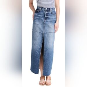 Reformation Tazz Maxi Denim Skirt